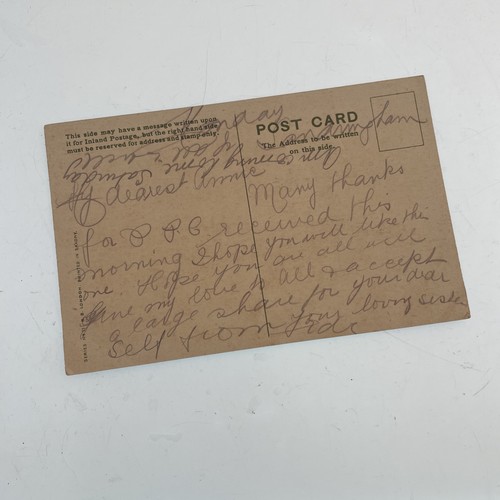 VINTAGE ORIGINAL Photo Postcard Letter Greeting Card WW1 WW2 Junk Journal