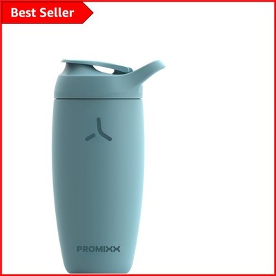 550ml BPA-freie Shakerflasche mit auslaufsicherem Deckel & leisem Rührwerk - Ozeanblau