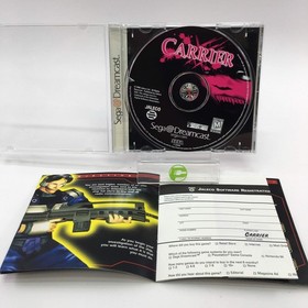Carrier (Sega Dreamcast, 2000) Complete in Box CIB w Registration Card