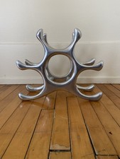 Cast Aluminum Wine Rack Mid Century Modern Mi...