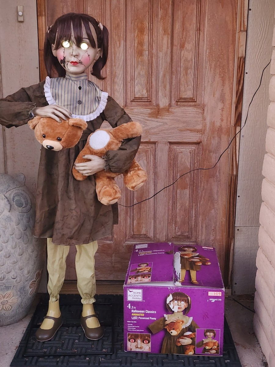 Home Depot Holiday Accents ft Animated LED Possessed Penny