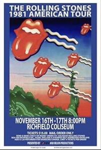 Rolling Stones 1981 Tour Poster | eBay