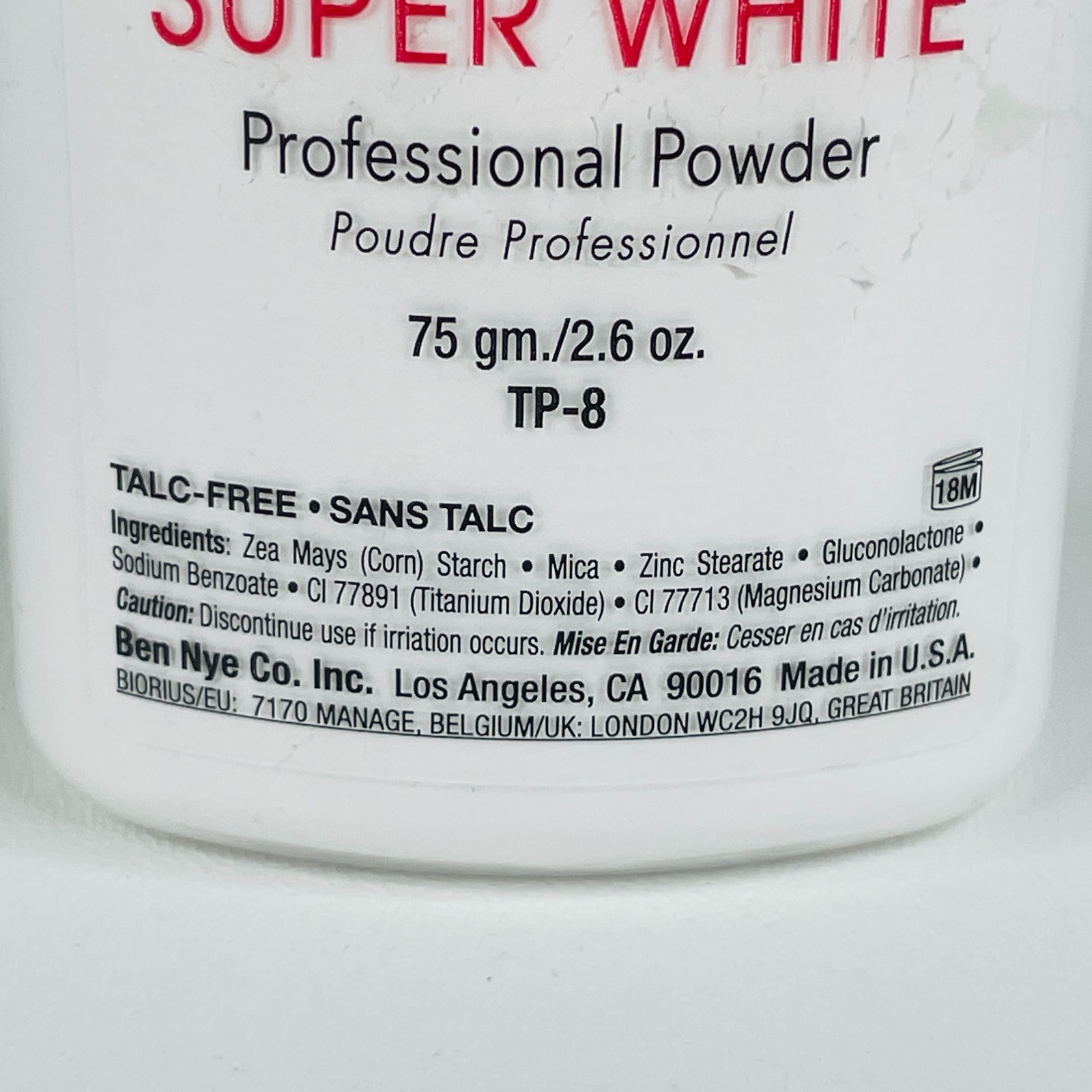 Ben Nye Super White Powder, Neutral Set or Banana Luxury Powder, NEW