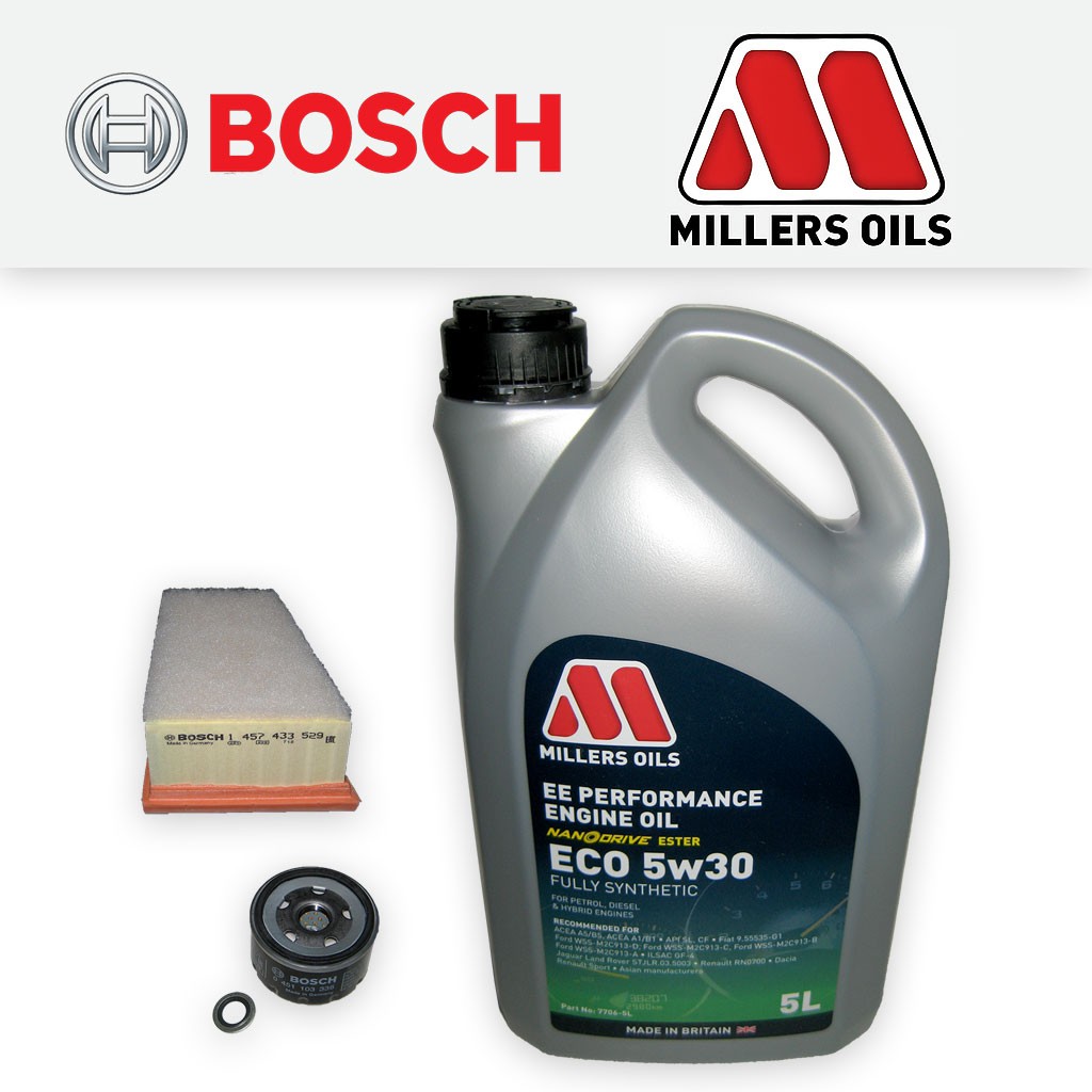 SERVICE KIT for RENAULT SCENIC II 1.4 16V OIL AIR FILTERS +NANO OIL (2003-2009)
