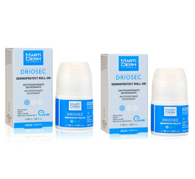 2 PACK Martiderm Driosec Roll-On Dermoprotector 50ml /1.69oz EXP 12/2026