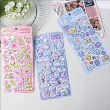 870 PCS Cute Mini Puffy Stickers for Kids Girls 3D Small Tiny Kawaii Stickers In