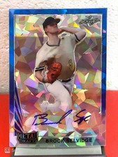 2021 Leaf Metal Draft 1990 Blue Crystal 11/15 Brock Selvidge #LA-BS1 Auto