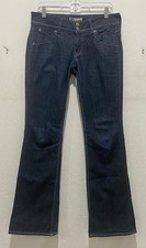 Women's Hudson Blue Jeans Tag 29 Actual Size 32x32.5 Stretch Made in USA