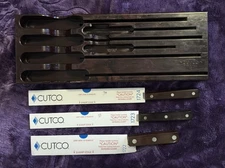 Cutco Knife Partial Set Vintage First Generation 32 33 34 w/ #40 Holder