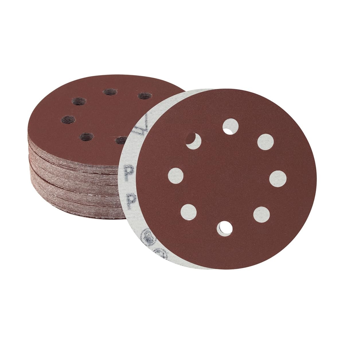 Disque de ponçage 125mm anti-encrassement grain 320 à 8 trous pour éviter les rayures