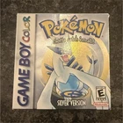 Pokémon Silver Version Game Boy Color Complete in Box Manual Trainer's Guide