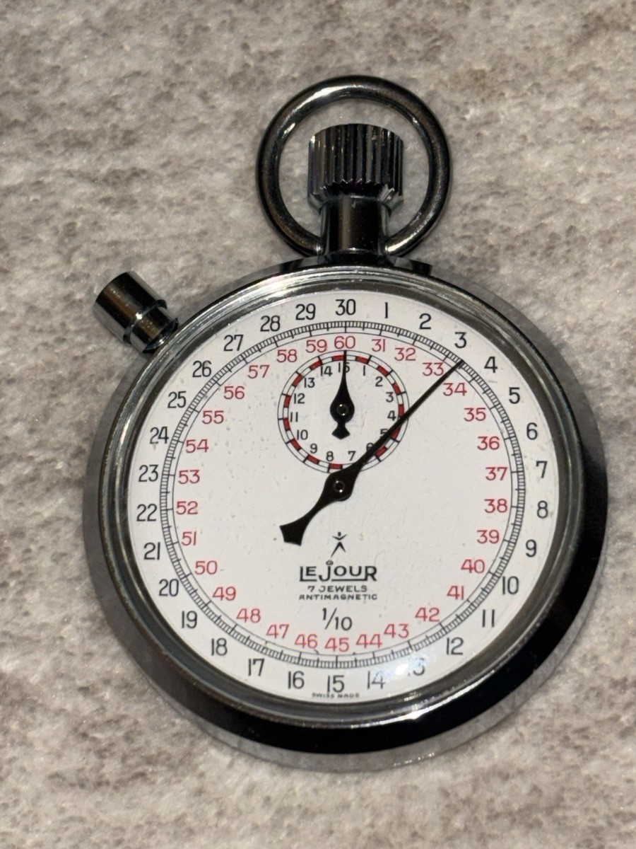 ヴィンテージ　ストップウォッチ　SWISS MADE VINTAGE SWISS LE JOUR STOP WATCH Swiss Made / Runs | eBay