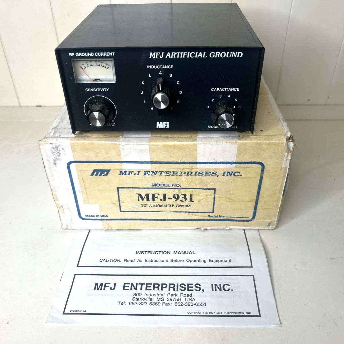 MFJ-931 Sol RF Artificiel Pour Station De Base Radio Amateur HF, Occasion