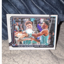 Topps Chrome 2025-26 Base Set Brandon Miller #283 Charlotte Hornets NBA Card