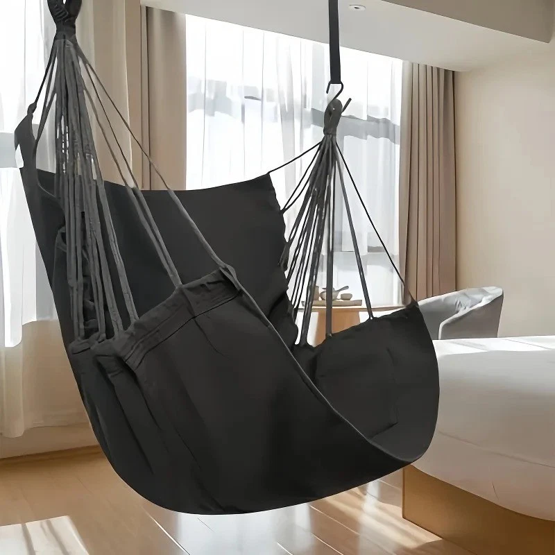 Outdoor Indoor Camping Hammock Chair Anti Rollover Dormitory Swing Hammock Chair - Image 2 of 4