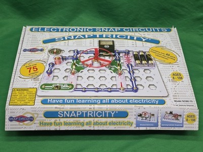 Snap Circuits Snaptricity Electronics Exploration Kit STEM Building SCBE-75