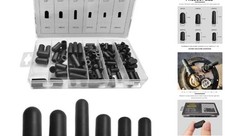 105PCS Vacuum Cap Assortment Kit, 6 Sizes Rubber Vacuum Caps Kit with ID from