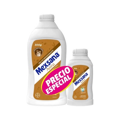 Mexsana Avena Foot Deodorant Powder 300gr + 85gr - Long-Lasting Freshness