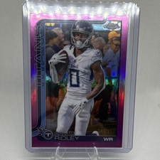 Topps 2025 Chrome Pink Refractor Calvin Ridley Titans #291 /250 Football Card