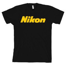 Nikon Camera Logo Black T Shirt Nikkor Photography NEW WITH TAGS