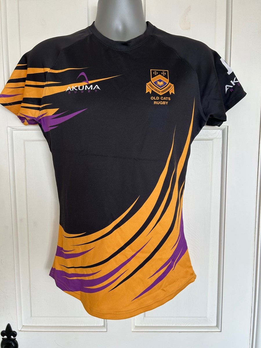 Akuma Old Caterhamians RFC Match Worn #11 Rugby Shirt/ Jersey-Medium -Mint