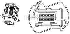 Mahle ABR 90 000P Resistor, Interior Blower for Movano Tipper (X70)