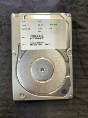 36GB SCSI Hard Drive HDD 80P U320,10000RPM. (B9)