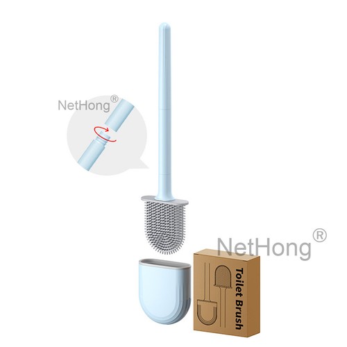 Toilet Brush And Holder Bathroom Toilet Brush Holder Set Silicone Toilet Plunger - Picture 54 of 65