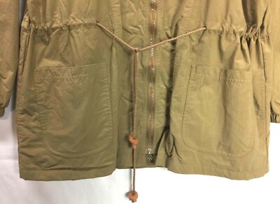 ジャケット・アウター alound wide nylon track jaket size XL AiLige Woman's Nylon Jacket XL Full Zip Hood Mesh Lined