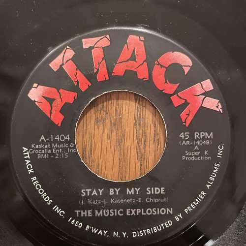 THE MUSIC EXPLOSION - LITTLE BLACK EGG, ATTACK A-1404, 45 RPM, 7 ", SINGLE, 1966 - Picture 2 of 9