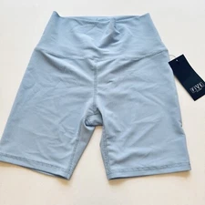 Five the Label Dancewear Biker Shorts High Waisted Women Medium Light Blue NEW