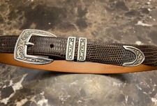 James Reid Sterling Silver 14k Gold Belt buckle Set bolero  