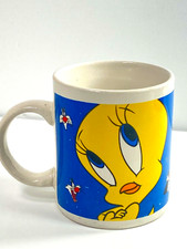 Vintage Warner Bros, 1989 Looney Tunes Tweety Bird Coffee Cup, By Gibson