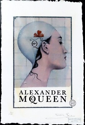 Alexander McQueen, Limited Edition Print, 22'x 15'x Hand Signed Alexander McQueen, Limited Edition Print, 22'x 15'x Hand Signed
