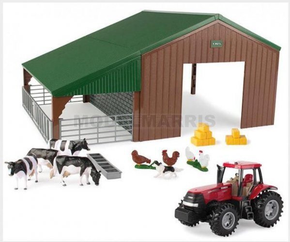 BRITAINS 47019 BRITAINS OPTUM 305 STALLA CON ANIMALI 47019 - 1:32