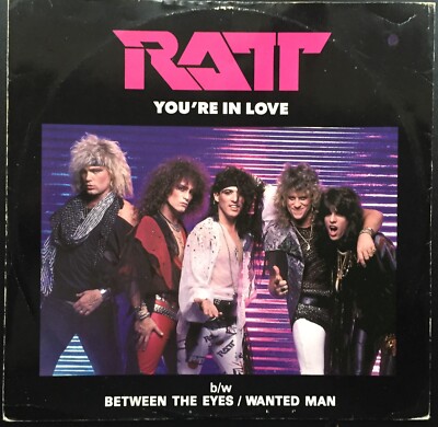 RATT YOURE IN LOVE 1985 UK ATLANTIC VINYL 12'' SINGLE A 9502 EX