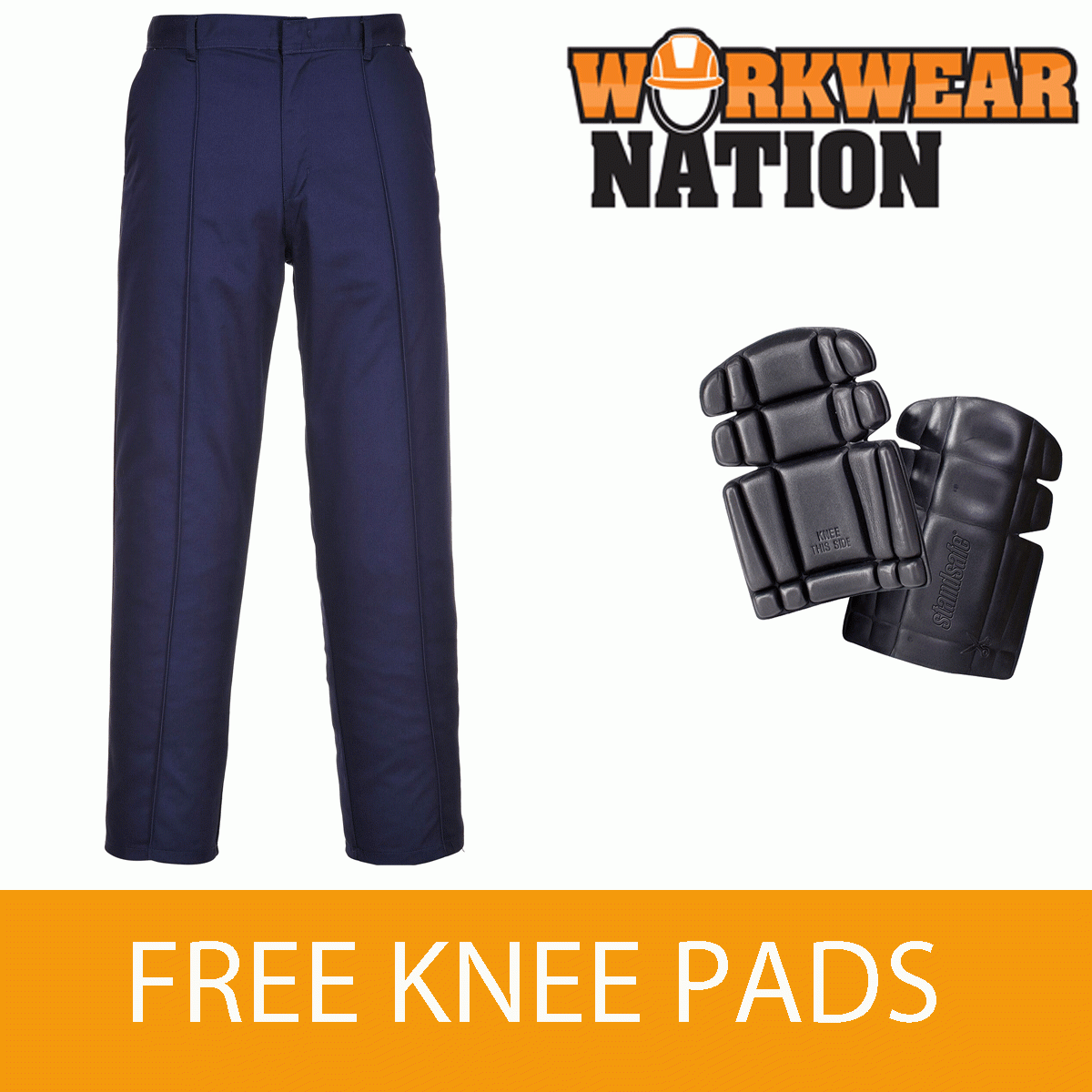 Portwest Wakefield 300g Fortis Travail Pantalon Marine Bleu Genouillères Portwest Wakefield 300g Fortis Travail Pantalon Marine Marine Pantalon Bleu Genouillères 90a204