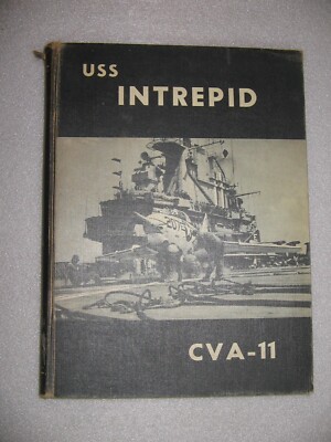 USS Intrepid CVA-11 Mediterranean Cruise 1956 Navy Cruise Book