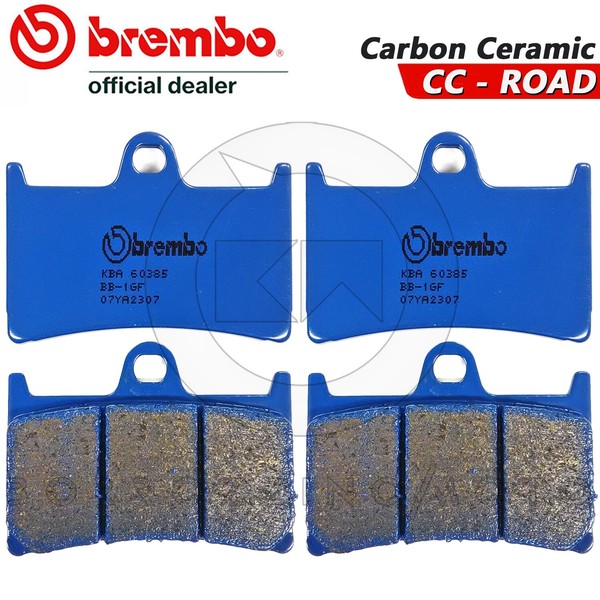 4 BremsbelÄGe Vorn Brembo Blau Yamaha XV 1700 PC Road Star Warriors 2004-image