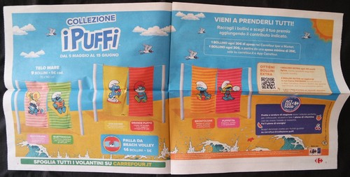 Volantino Carrefour market Collezione i Puffi Dal 5 maggio al 15 giugno - Foto 2 di 2