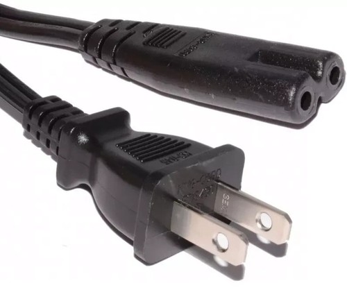 Travel Size US USA AC Mains Power fit Cable Plug to Figure 8 (2 Pin) Lead - Picture 11 of 24