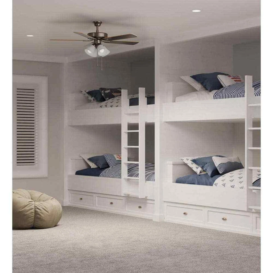 Progress Lighting Fan Light Kits 4-Light Antique Bronze Ceiling Fan Light Kit - Image 3 of 4