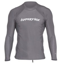 Hyperflex Men's Long Sleeve Rash Guard - Grey