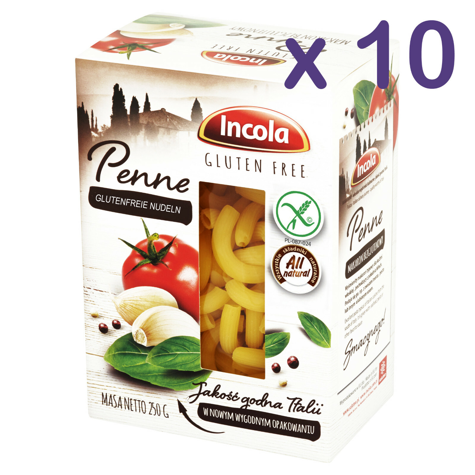 (10,36€/kg) GLUTENFREI Nudeln PENNE 2,5kg glutenfreie Pasta Laktosenfrei