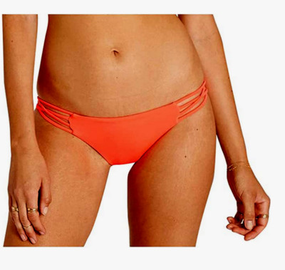 Billabong Sol Searcher Tropic Medium Coverage Bottoms Horizon Red Size L 4621