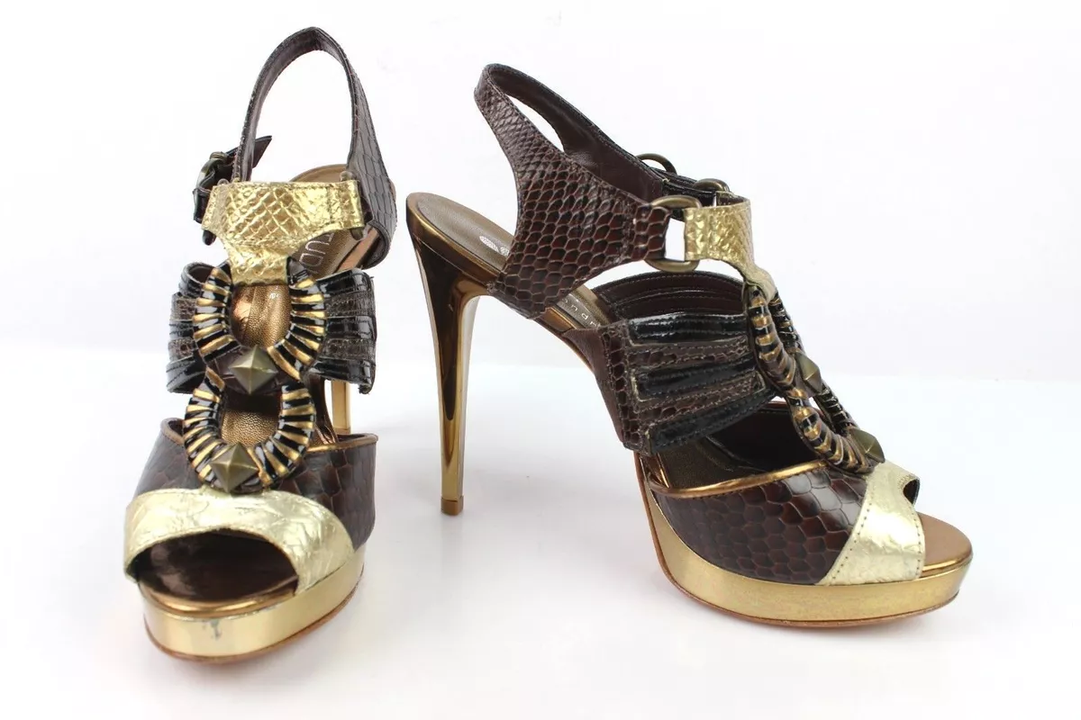 Escarpin dore andre cheap