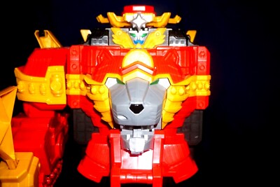 POWER RANGERS NINJA STEEL LION FIRE FORTRESS MEGAZORD ACTION