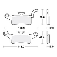 TRW BremsbeläGe Passend Vorn FüR Yamaha HW 125 Xenter Bj. 2012-2021