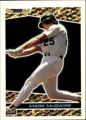 S.マクガフ 1／5シリアル toppsカード 1993 Topps Black Gold #39 Mark McGwire - NM-MT | eBay