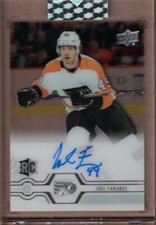 2019-20 UPPER DECK CLEAR CUT #CCJF JOEL FARABEE AUTO  RC